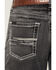 Image #4 - Ariat Men's M4 Ramiro Steven Washed Relaxed Bootcut Stretch Denim Jeans, Black, hi-res