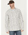 Image #2 - Hawx Men's Sundown Camo Print Hooded Work Shirt, Grey, hi-res