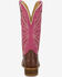 Image #5 - Tony Lama Women's Amber Exotic Ostrich Western Boots - Square Toe, Chocolate, hi-res