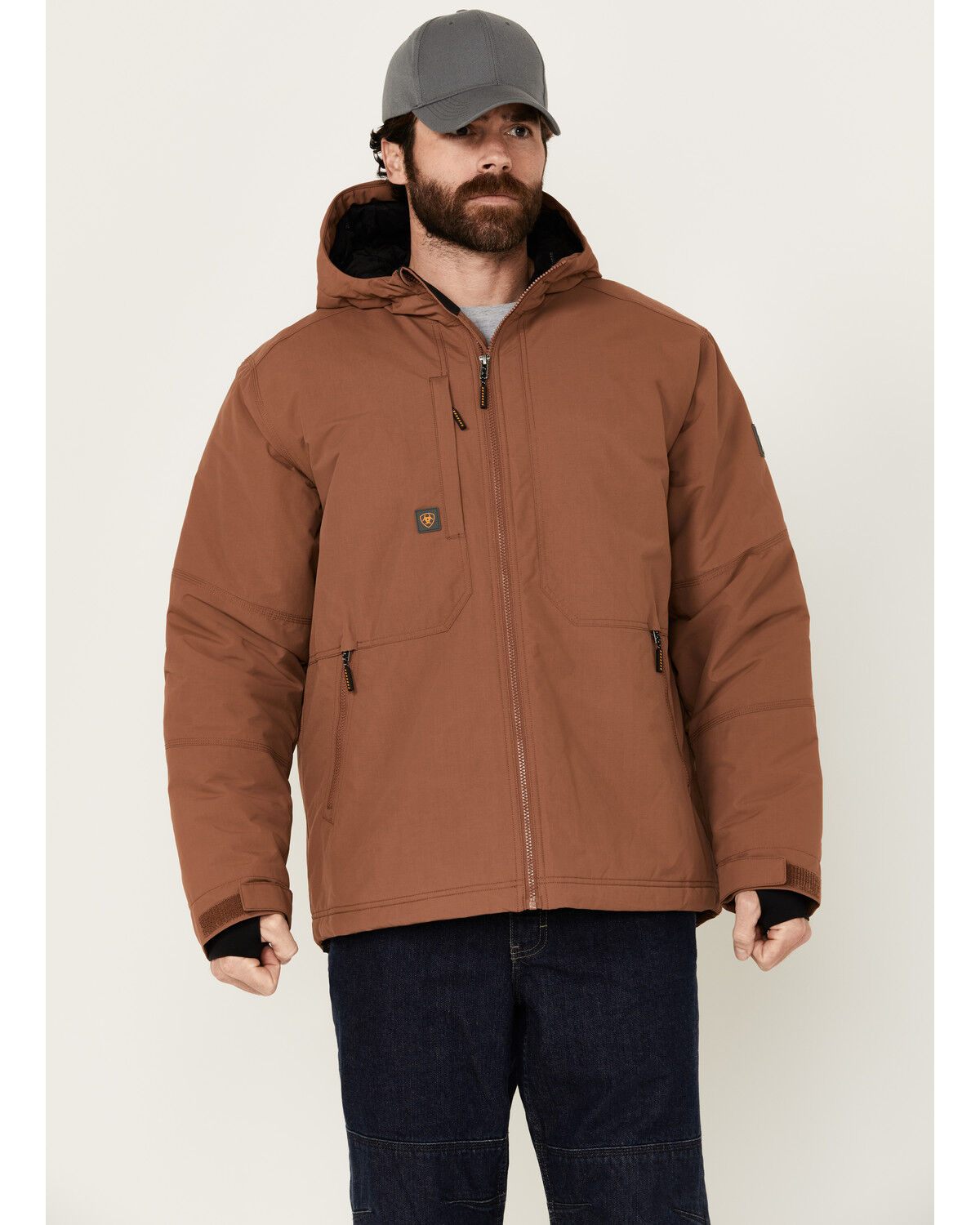 Image #1 - Ariat Men's Rebar Cordura Ripstop Insulated Jacket, Multi, hi-res