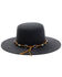 Shyanne Women's Round Top Boater Wool Felt Western Hat , Charcoal, hi-res