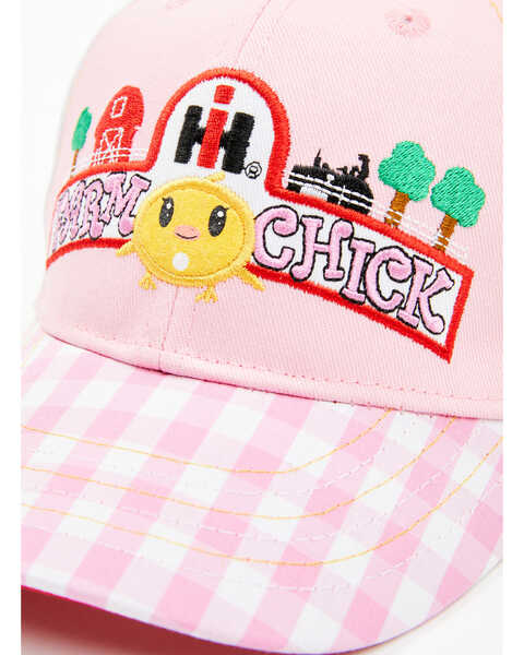 Image #2 - Case IH Toddler Girls' Farm Chick Ball Cap , Multi, hi-res
