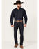 Image #2 - Rock & Roll Denim Men's Dark Wash Rifle Reflex Skinny Stretch Denim Jeans, Dark Wash, hi-res