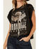 Image #3 - Originality Women's Nashville Lace Short Sleeve Graphic Tee, Black, hi-res