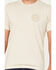 Brixton Men's Crest II Logo T-Shirt, Cream, hi-res