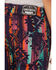 Ranch Dress'n Girls' Purple Southwestern Print Stretch Super Flare Jeans , , hi-res
