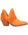 Image #2 - Dingo Women's Fine N' Dandy Leather Booties - Snip Toe , Orange, hi-res