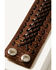Image #2 - Moonshine Spirit Men's Brown Leather Lace Bracelet, Brown, hi-res