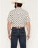 Image #4 - RANK 45&reg; Men's Star Power Geo Print Short Sleeve Button-Down Stretch Western Shirt, Off White, hi-res