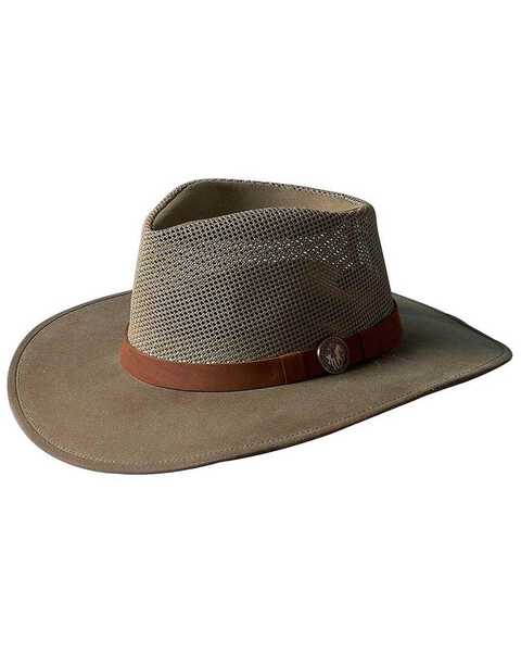 Outback Trading Co. Men's Oilskin Kodiak Hat, Sage, hi-res
