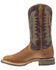 Image #3 - Lucchese Men's Rudy Western Boots - Broad Square Toe, Tan, hi-res