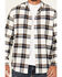Image #3 - Brothers and Sons Men's Yukon Plaid Print Long Sleeve Button-Down Flannel Shirt, White, hi-res