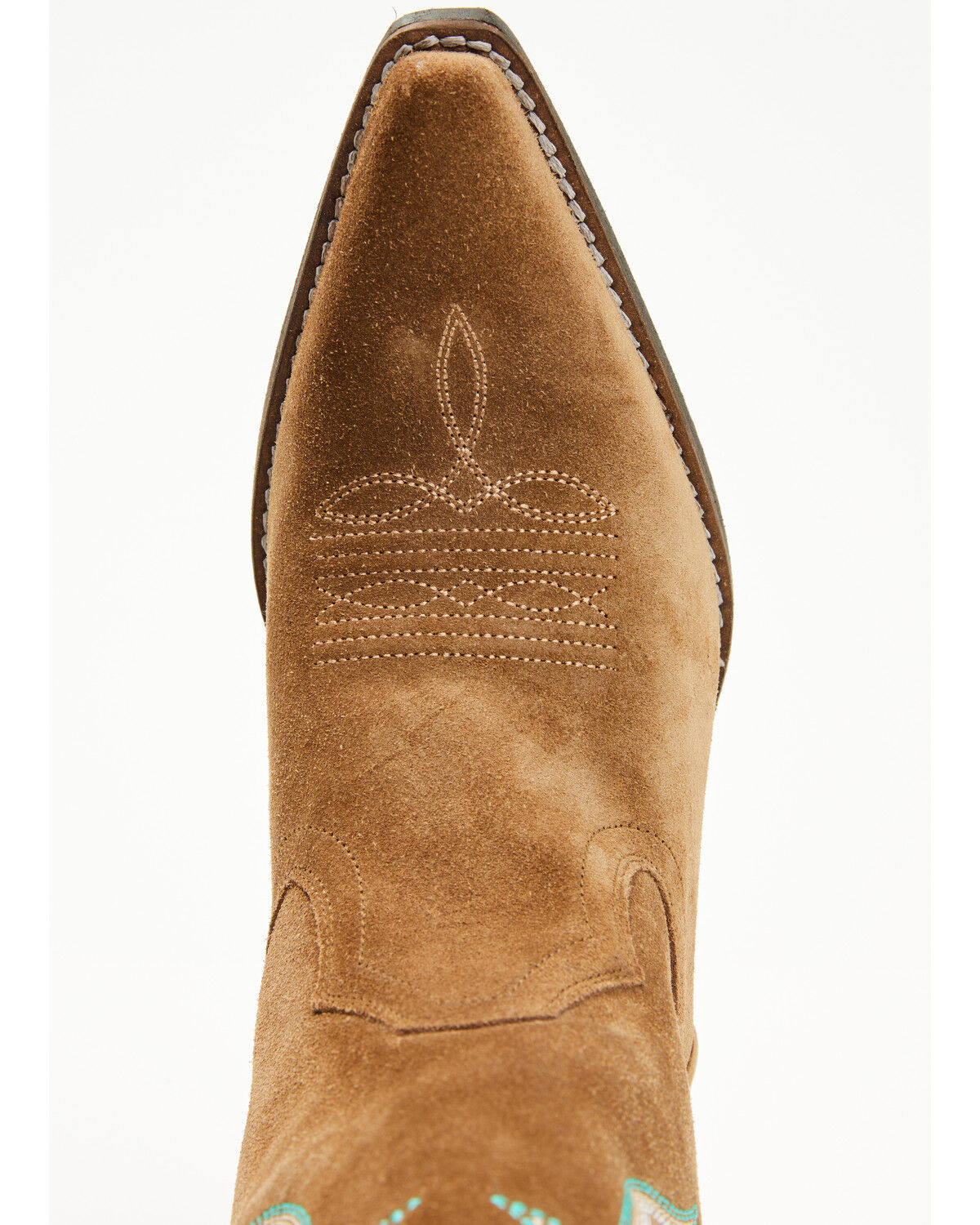 Image #6 - Shyanne Women's Rowan Tall Suede Western Boots - Snip Toe, Brown, hi-res
