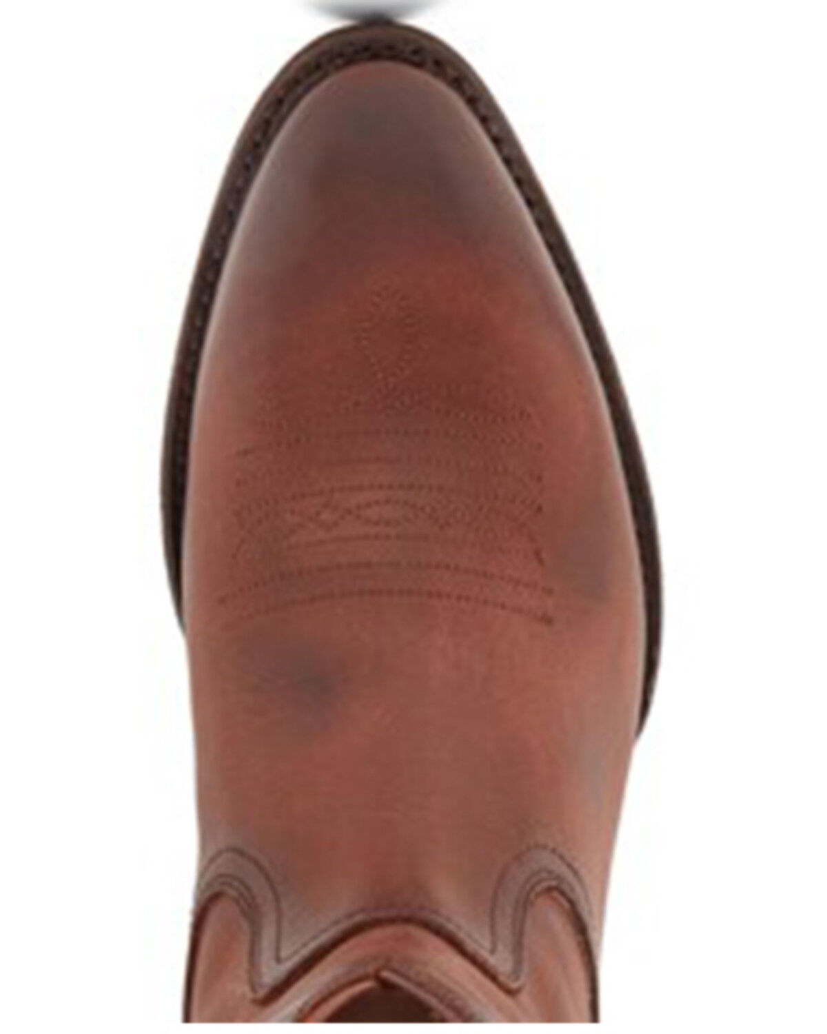 Image #6 - Frye Men's Austin Inside Zip Ankle Boots - Round Toe, Cognac, hi-res