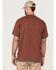 Image #4 - Hawx Men's Layered Work Pocket T-Shirt, Dark Red, hi-res