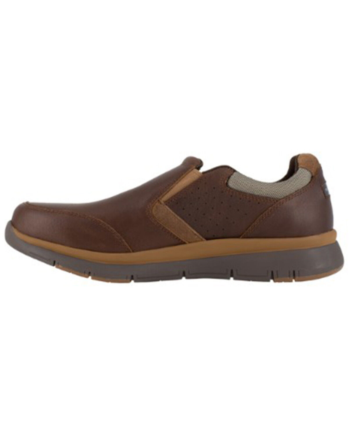 Image #3 - Rockport Men's Slip-On Casual Work Shoes - Steel Toe, Black, hi-res