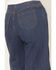 Image #4 - Kimes Ranch Women's Dark Wash Striped High Rise Sophie Wide Leg Stretch Denim Jeans, Dark Wash, hi-res