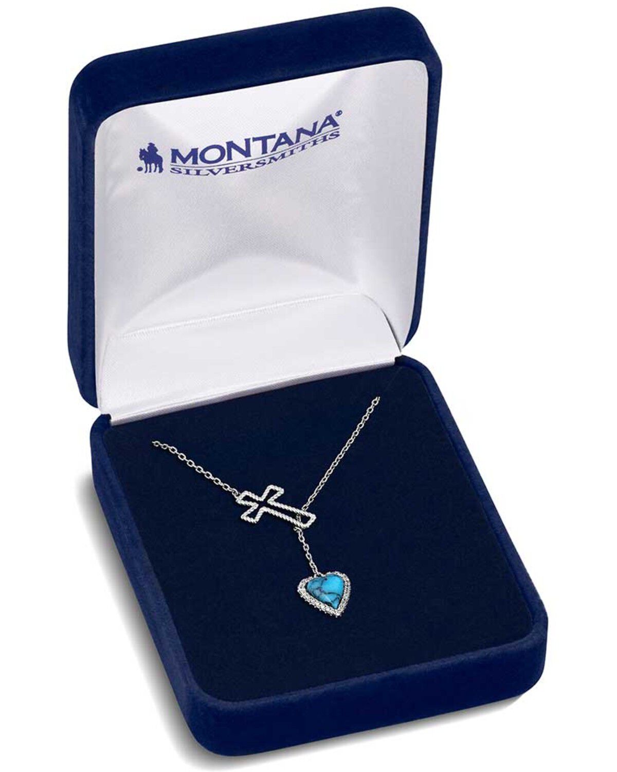 Image #3 - Montana Silversmiths Women's Anchored In Love and Faith Necklace, Silver, hi-res