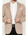 Image #3 - Rock & Roll Denim Men's Plaid Print Modern Fit Sportcoat, Tan, hi-res
