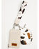 Image #2 - Wrangler Women's Boot Barn Exclusive Daisy Cow Print Dual Pouch Wristlet, Beige, hi-res