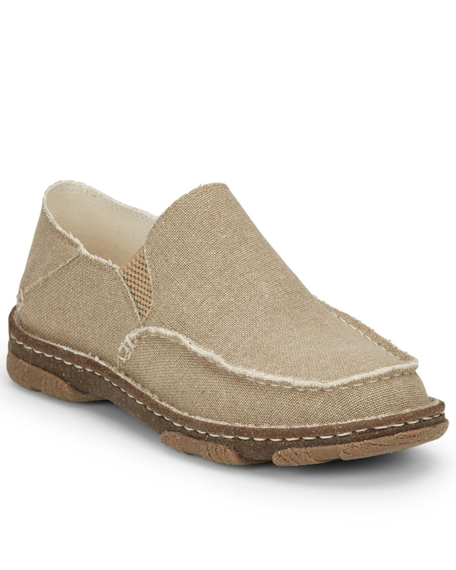 Tony Lama Men s Gator Tan Slip On Shoes Moc Toe Sheplers