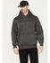 Image #1 - Thorogood Men's Snap Neck Hooded Sweatshirt, Charcoal, hi-res