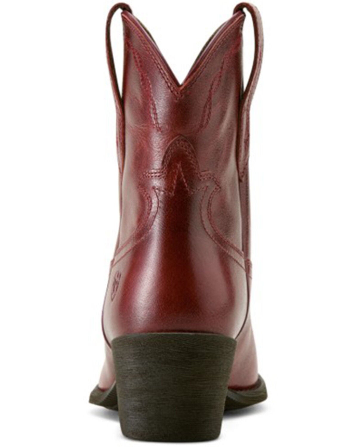 Image #5 - Ariat Women's Maggie Western Booties - Round Toe, Red, hi-res