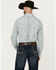 Image #4 - Ariat Men's Emery Paisley Print Long Sleeve Pearl Snap Western Shirt , Light Blue, hi-res