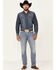 Image #1 - Cody James Men's Mustang Light Wash Stretch Slim Straight Jeans, Blue, hi-res
