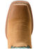 Image #4 - Ariat Women's Hybrid Ranch Time Roughout Performance Western Boots - Broad Square Toe, Brown, hi-res