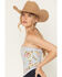 Image #2 - Originality Women's Boot Barn Exclusive Tapestry Sweetheart Corset, Blue, hi-res