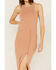 Cleo + Wolf Women's Split Side Tank Midi Dress, Beige/khaki, hi-res