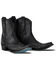 Image #1 - Lane Women's Lexington Western Booties - Snip Toe, Jet Black, hi-res