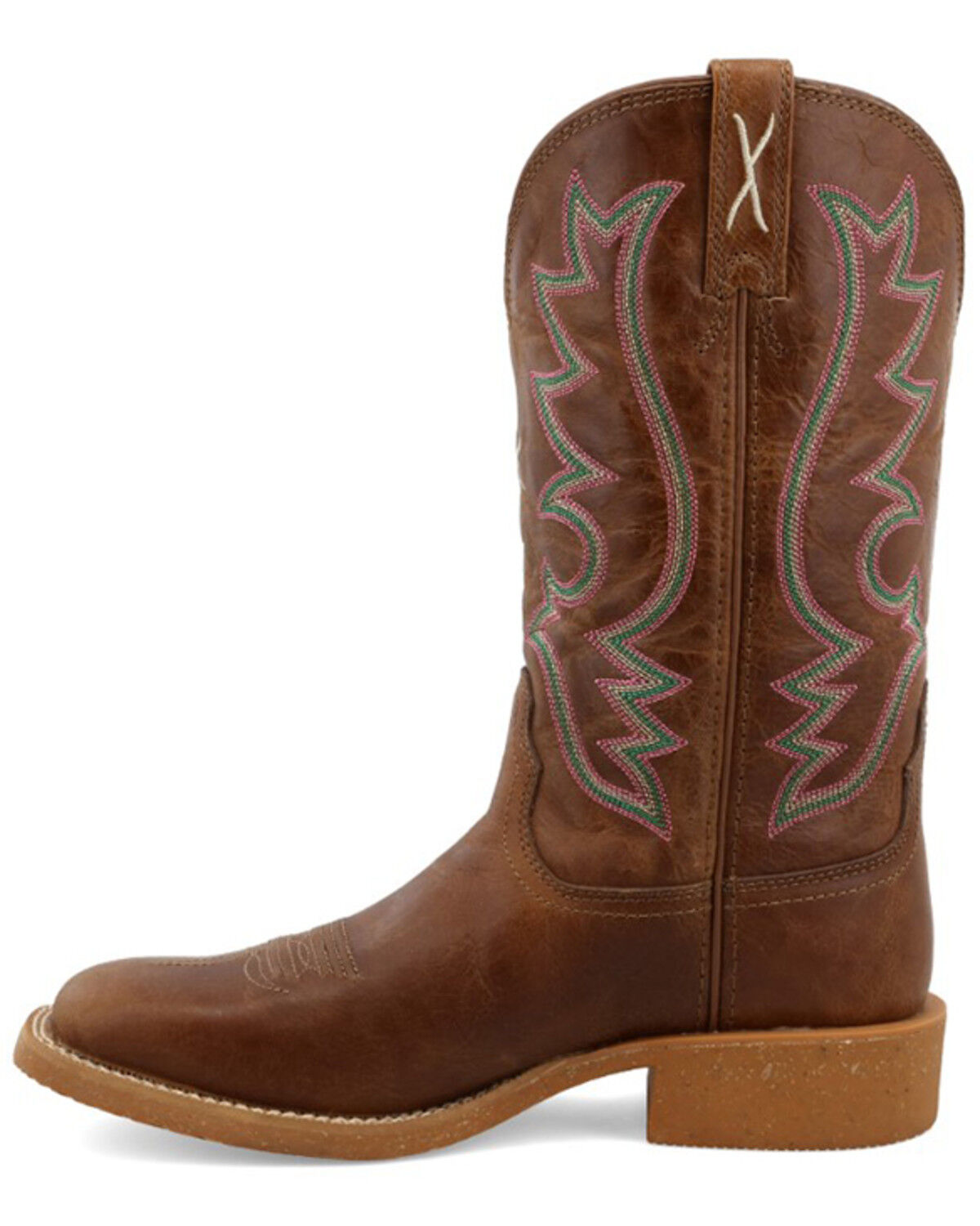 Image #3 - Twisted X Women's Tech X Western Boots - Broad Square Toe, Brown, hi-res