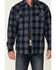 Image #3 - Cody James Men's Ice Cap Bonded Large Plaid Long Sleeve Button Down Western Flannel Shirt , , hi-res
