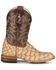 Image #2 - Justin Men's Ocean View Exotic Pirarucu Western Boots - Broad Square Toe, Brown, hi-res