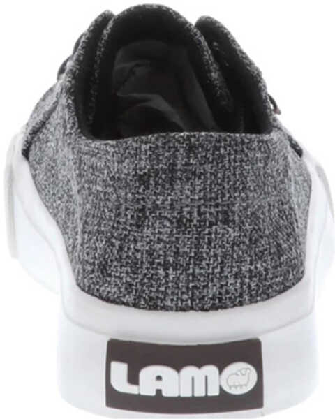 Image #3 - Lamo Footwear Girls' Chambray Sneakers, Black, hi-res