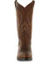 Shyanne Women's Donna Embroidered Leather Western Boots - Medium Toe, Brown, hi-res