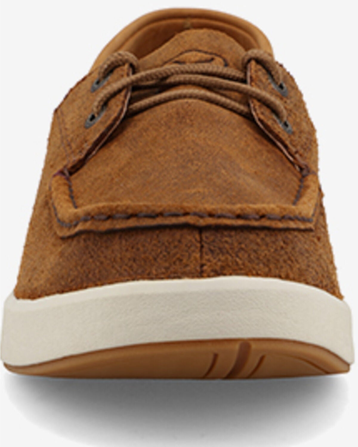 Image #4 - Twisted X Men's UltraLite X&trade; Boat Shoes - Moc Toe, Brown, hi-res