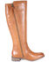 Image #2 - Diba True Women's Ram Sey Leather Knee High Boots - Round Toe , Cognac, hi-res