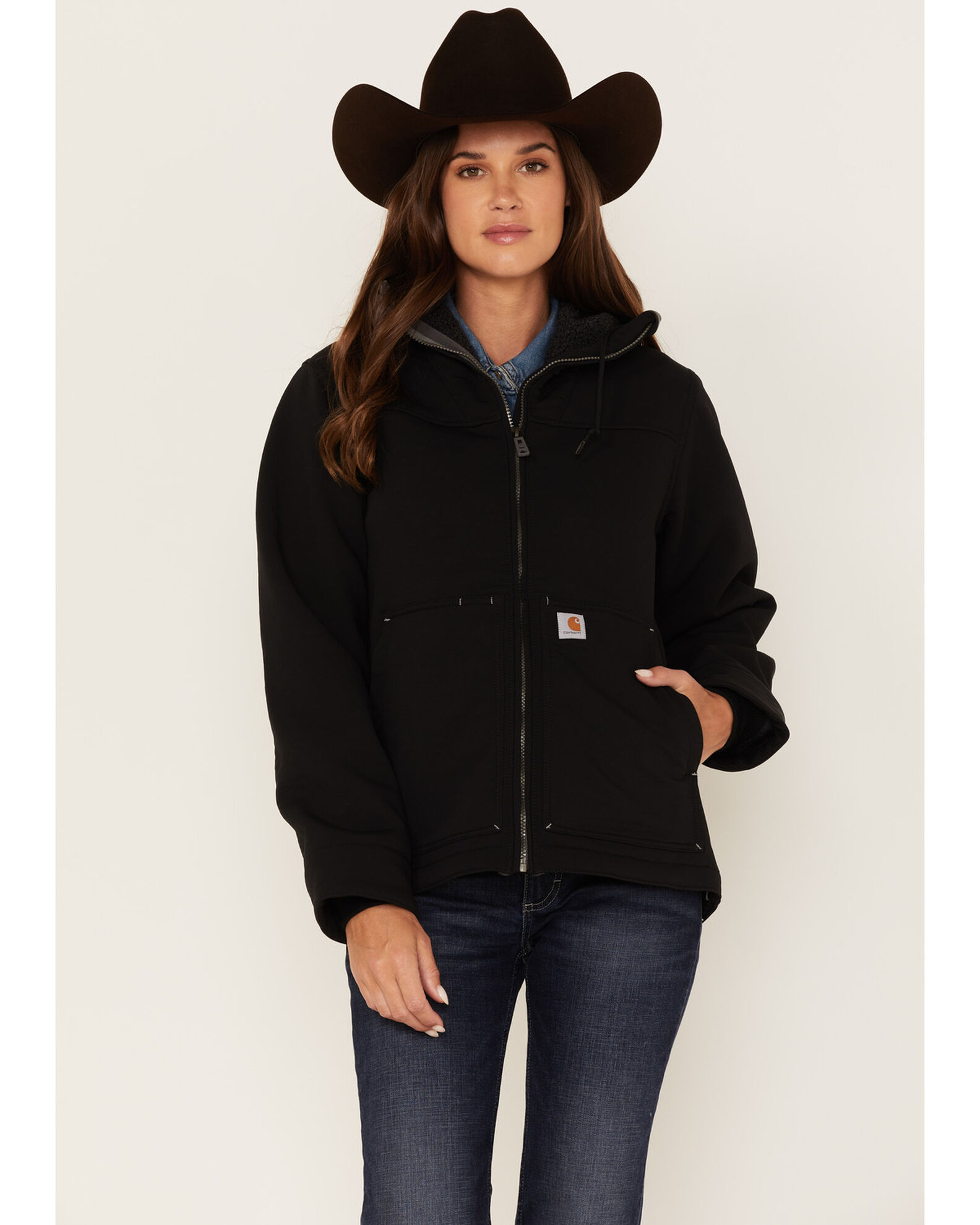 Carhartt Women s Super Dux Relaxed Fit Zip Front Sherpa Lined Work