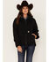 Image #1 - Carhartt Women's Super Dux Relaxed Fit Zip-Front Sherpa-Lined Work Jacket, Black, hi-res