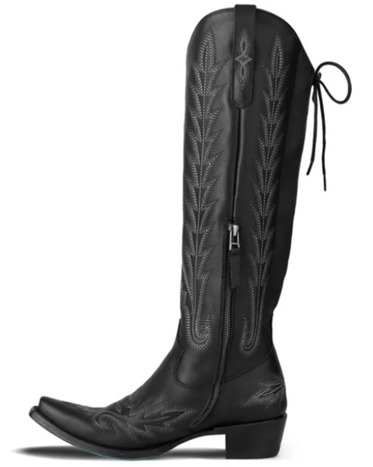 Lane Women's Lexington Knee High Corset Western Boots - Snip Toe