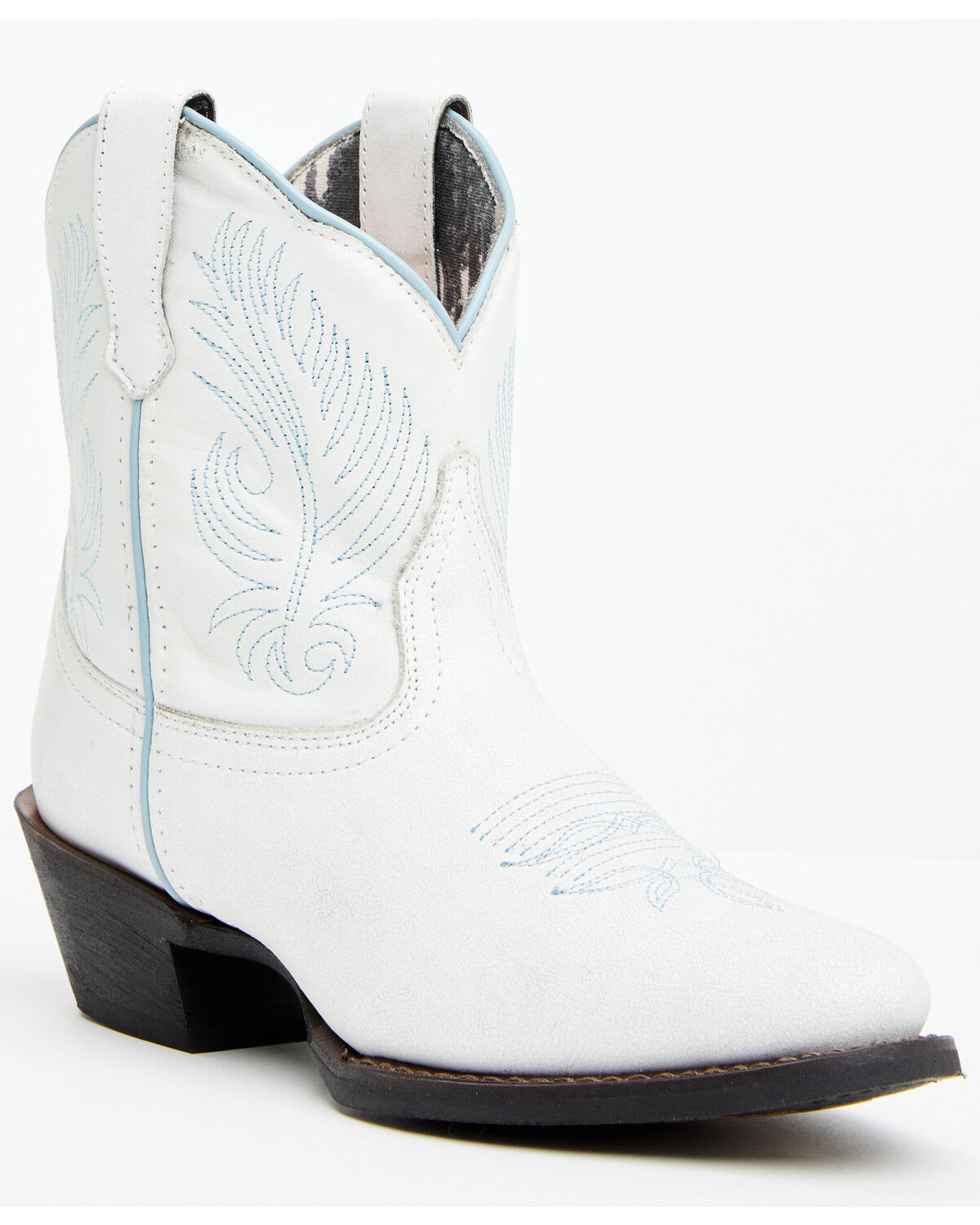 Image #1 - Laredo Women's Roxy Western Booties - Round Toe, Off White, hi-res