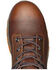 Image #4 - Timberland Men's Hypercharge Waterproof Lace-Up Work Boots - Composite Toe, Brown, hi-res