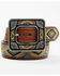 Image #2 - Shyanne Women's Gretchen Beaded Leather Belt, Dark Brown, hi-res