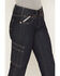 Image #2 - Ariat Women's Rebar Mid Rise Durastretch Raven Rinse Work Straight Jeanss, Blue, hi-res