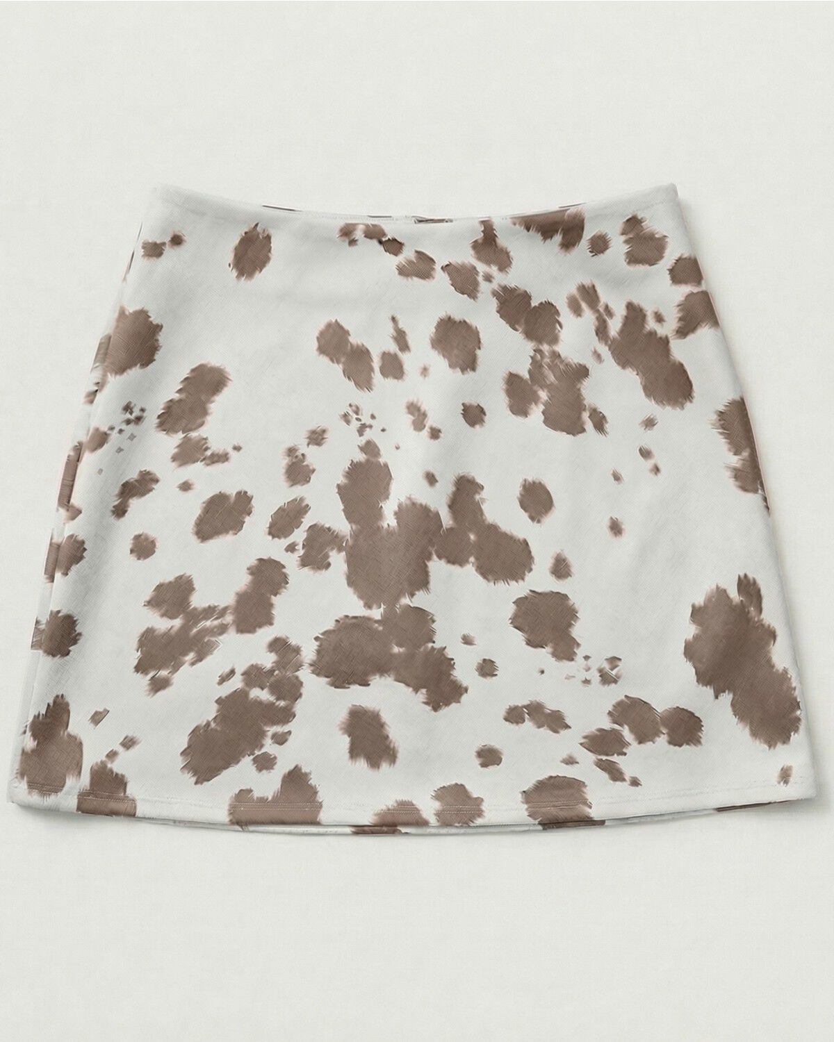 Image #1 - Originality Girls' Cow Print Faux Suede Pull-On Skort, Multi, hi-res