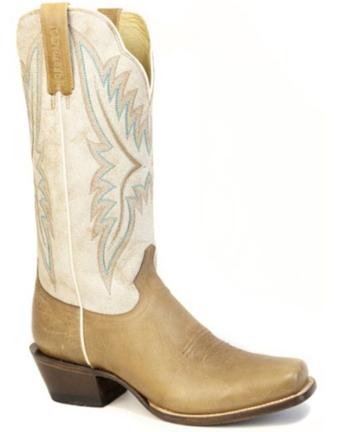 Roper Women's Della Western Boots - Square Toe, Tan, hi-res