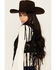 Image #2 - Vocal Women's Braided Lace Fringe Vest, Black, hi-res